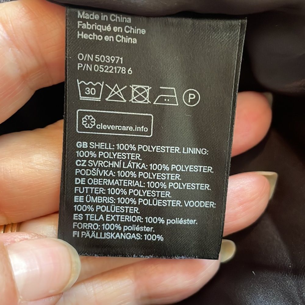 ‎H&M black & white polyester jacket - Picture 10 of 11